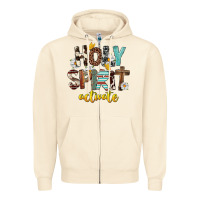 Sandshell Holy Spirit Activate Zipper Hoodie - FaDigitalArtStudio