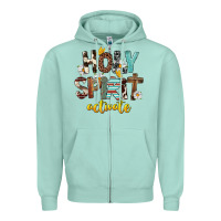 Seafoam Holy Spirit Activate Zipper Hoodie - FaDigitalArtStudio