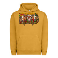 Pigment Peanut Butter Christmas goats Urban Hoodie - BarkalooDesign