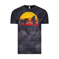 Cloud Black sasquatch and unicorn vintage Vintage Tee - artisFamous