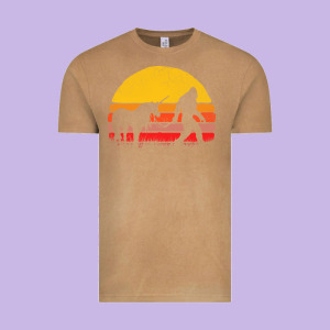 Sasquatch And Unicorn Vintage Vintage Tee Designed By Artisfamous