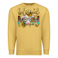 Antique Gold Western Blessed Mom Baby Calf Mother's Day Premium Sweatshirt - LillyAllenDesigns