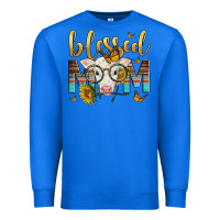True Royal Western Blessed Mom Baby Calf Mother's Day Premium Sweatshirt - LillyAllenDesigns