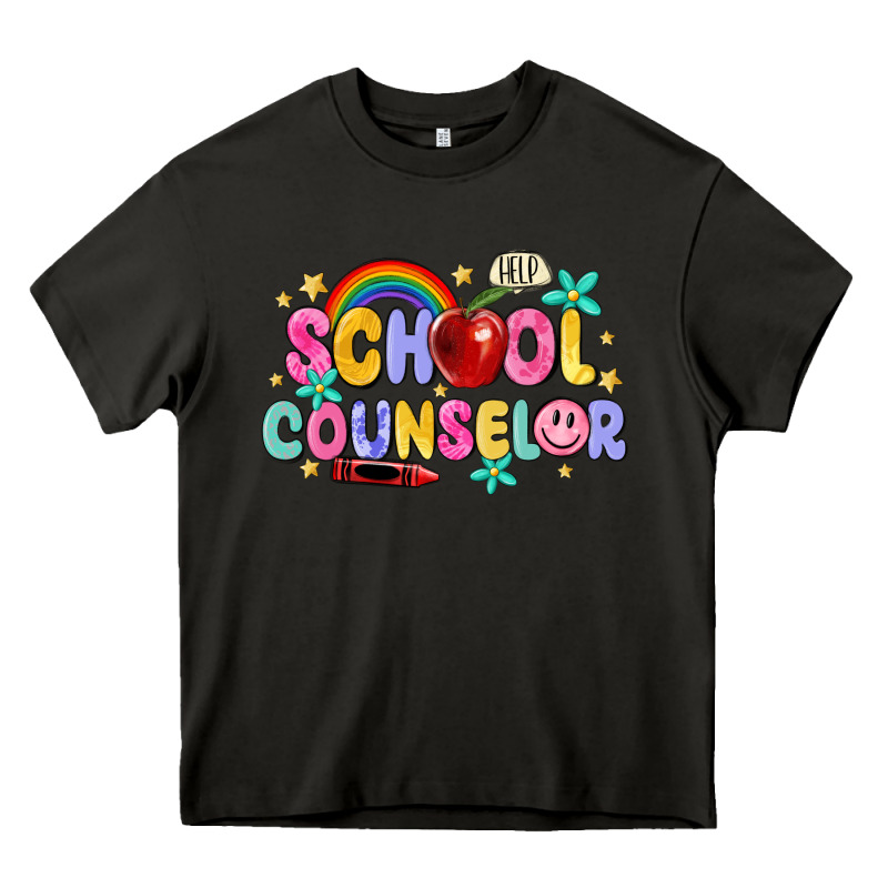School Counselor Heavy Core Tee by MaliasSmallBusiness | Teevron