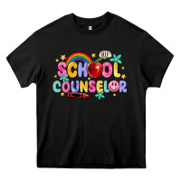 Black school counselor Heavy Core Tee - MaliasSmallBusiness