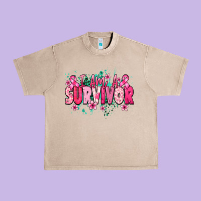 I Am A Survivor Urban Heavy Tee Designed By Nancycooperartshop