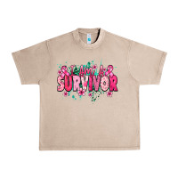 French Oak i am a survivor Urban Heavy Tee - NancyCooperArtShop