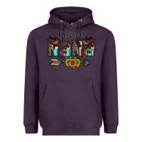 Plum blessed nana Heavyweight Hoodie - CowhideDigitalArt