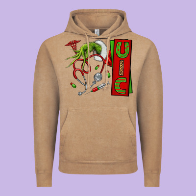 Christmas Character Vintage Hoodie Designed By Nancycooperartshop