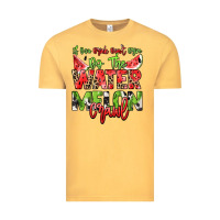 Vintage Mustard If you drink don't drive do the watermelon crawl Vintage Tee - NancyCooperArtShop