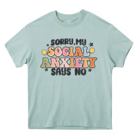 Sorry My Social Anxiety Says No Heavy Core Tee | Teevron