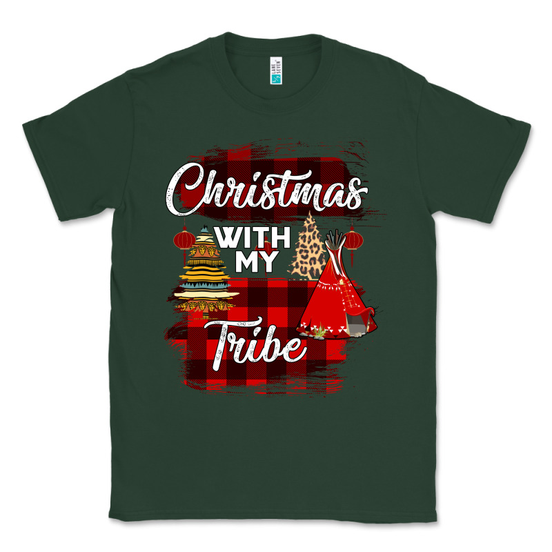 Christmas With My Tribe Classic Tee by Bettercallsaul | Teevron