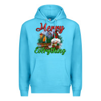 Ocean Blue merry everything Premium Hoodie - BundleAndBundleShop