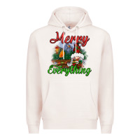 Pale Pink merry everything Premium Hoodie - BundleAndBundleShop