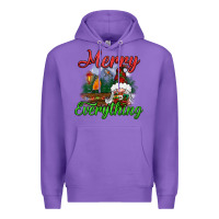 Purple merry everything Premium Hoodie - BundleAndBundleShop