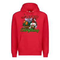 Red merry everything Premium Hoodie - BundleAndBundleShop