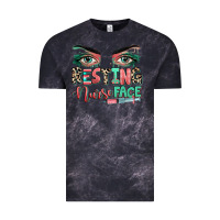 Cloud Black resting nurse face Vintage Tee - RanaPortraitStore