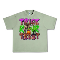 Oil Green Trick Rawr Treat Urban Heavy Tee - texasbilliewilder