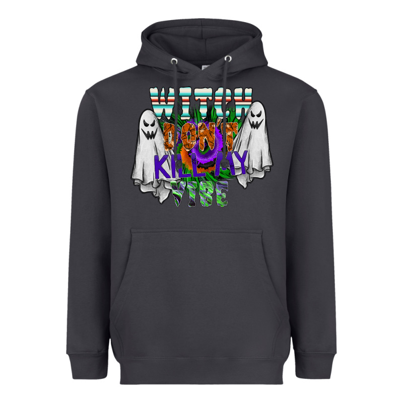 Witch Dont Kill My Vibe Heavyweight Hoodie by SublimationCraftShop | Teevron