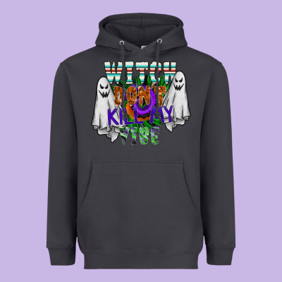 Witch Dont Kill My Vibe Heavyweight Hoodie Designed By Sublimationcraftshop