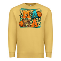 Antique Gold leopard basketball mama Mother's Day Premium Sweatshirt - LillyAllenDesigns