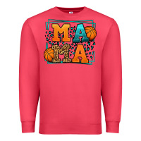 Cardinal leopard basketball mama Mother's Day Premium Sweatshirt - LillyAllenDesigns