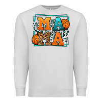 Dove Grey leopard basketball mama Mother's Day Premium Sweatshirt - LillyAllenDesigns