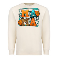 Sandshell leopard basketball mama Mother's Day Premium Sweatshirt - LillyAllenDesigns