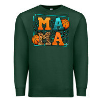 Sports Green leopard basketball mama Mother's Day Premium Sweatshirt - LillyAllenDesigns