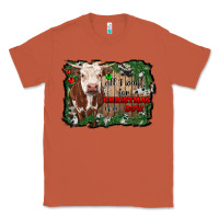 Copper all i want for christmas is a cow cowhide Classic Tee - RanaPortraitStore