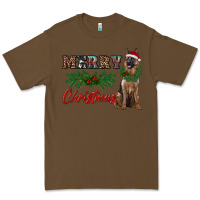 Cacao merry christmas german shepherd Premium Tee - RanaPortraitStore