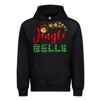 Black christmas jingle bells Urban Hoodie - BarkalooDesign
