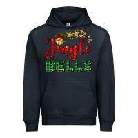 Navy christmas jingle bells Urban Hoodie - BarkalooDesign