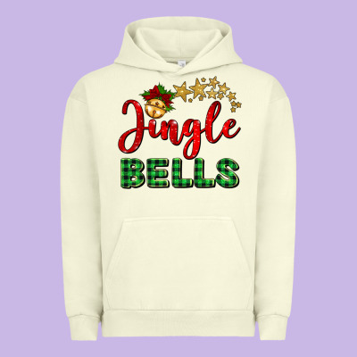 Christmas Jingle Bells Urban Hoodie Designed By Barkaloodesign