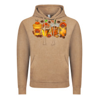 Thanksgiving Coffee Cups Vintage Hoodie | Teevron