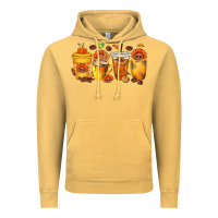 Vintage Mustard Thanksgiving Coffee Cups Vintage Hoodie - texasbilliewilder