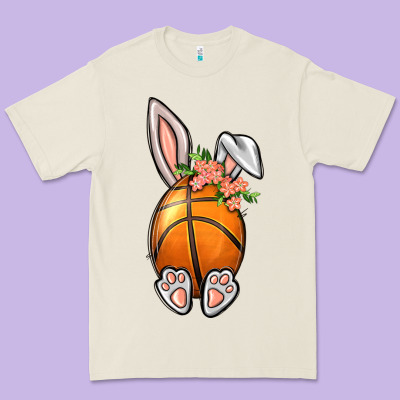 Basketball Easter Bunny Premium Tee Designed By Bundleandbundleshop