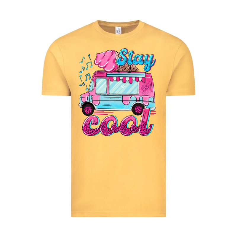 Stay Cool With Ice Cream Van Summer Vintage Tee by NancyCooperArtShop | Teevron