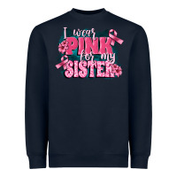 Navy i wear pink for my sister Heavyweight Sweatshirt - FaDigitalArtStudio