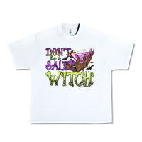 White Don't Be a Salty Witch Urban Heavy Tee - texasbilliewilder