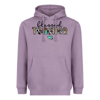 Lavender blessed teacher Heavyweight Hoodie - CowhideDigitalArt