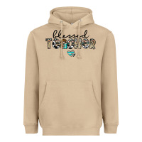 Mushroom blessed teacher Heavyweight Hoodie - CowhideDigitalArt