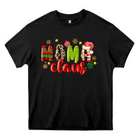 Black mama claus Heavy Core Tee - MaliasSmallBusiness