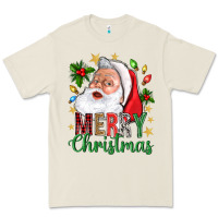 Bone Merry Christmas With Santa Premium Tee - BundleAndBundleShop