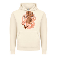 Vintage Artic Cancer diva peach ribbon Vintage Hoodie - NancyCooperArtShop