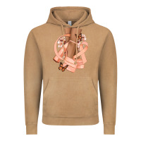 Vintage Camel Cancer diva peach ribbon Vintage Hoodie - NancyCooperArtShop