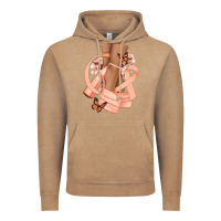 Vintage Coffee Cancer diva peach ribbon Vintage Hoodie - NancyCooperArtShop