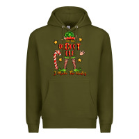 Army Green im the oldest elf i make the rules Premium Hoodie - FaDigitalArtStudio