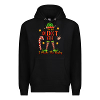 Black im the oldest elf i make the rules Premium Hoodie - FaDigitalArtStudio