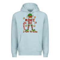 Blue Mist im the oldest elf i make the rules Premium Hoodie - FaDigitalArtStudio